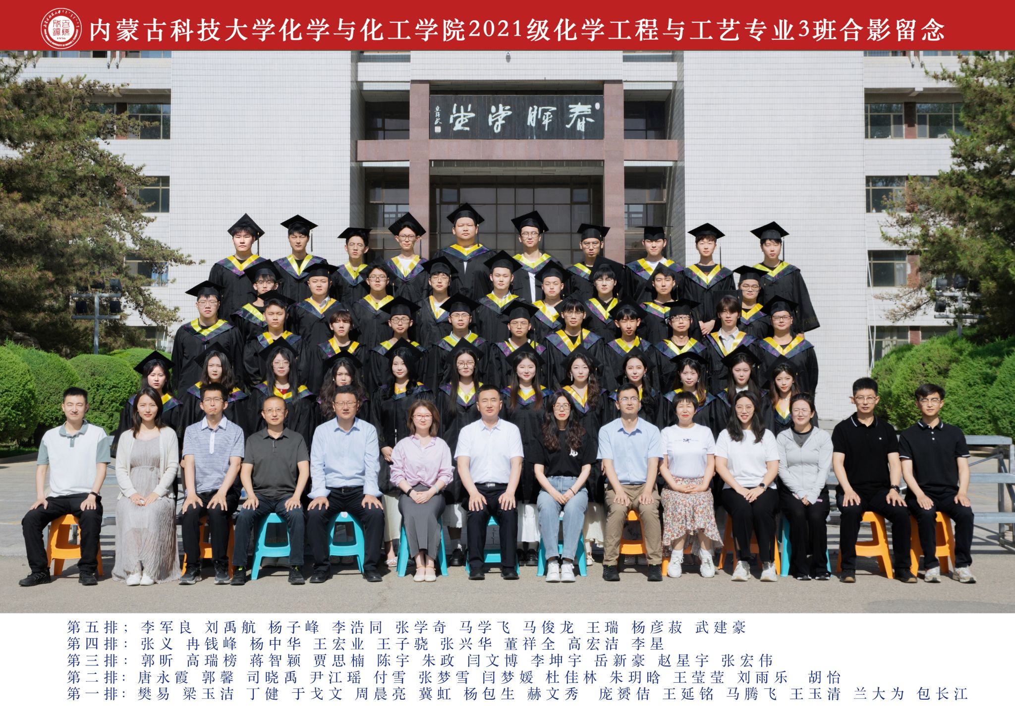 2021级化学工程与工艺专业三班